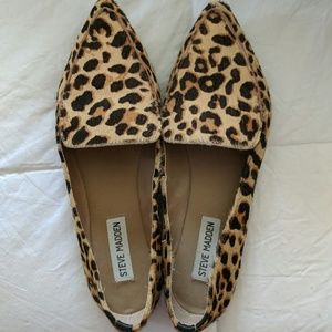Steve Madden Featherl leopard loafers